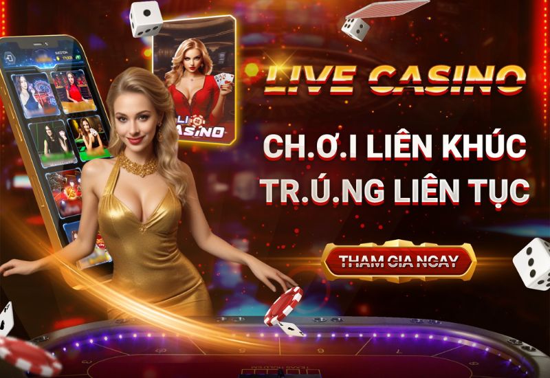 Sảnh Live casino kết nối đa dạng các nhà cung cấp danh tiếng