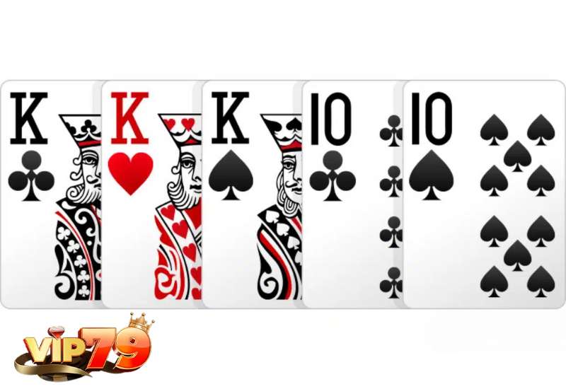 Cách xếp bài cù lũ trong các loại poker Vip79